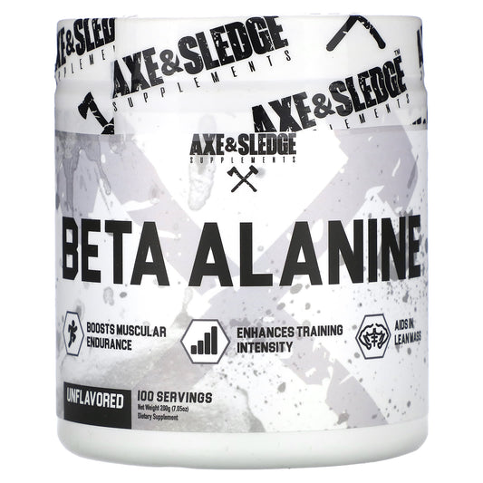 Axe & Sledge Supplements-Basics-Beta Alanine-Unflavored-7.05 oz (200 g)