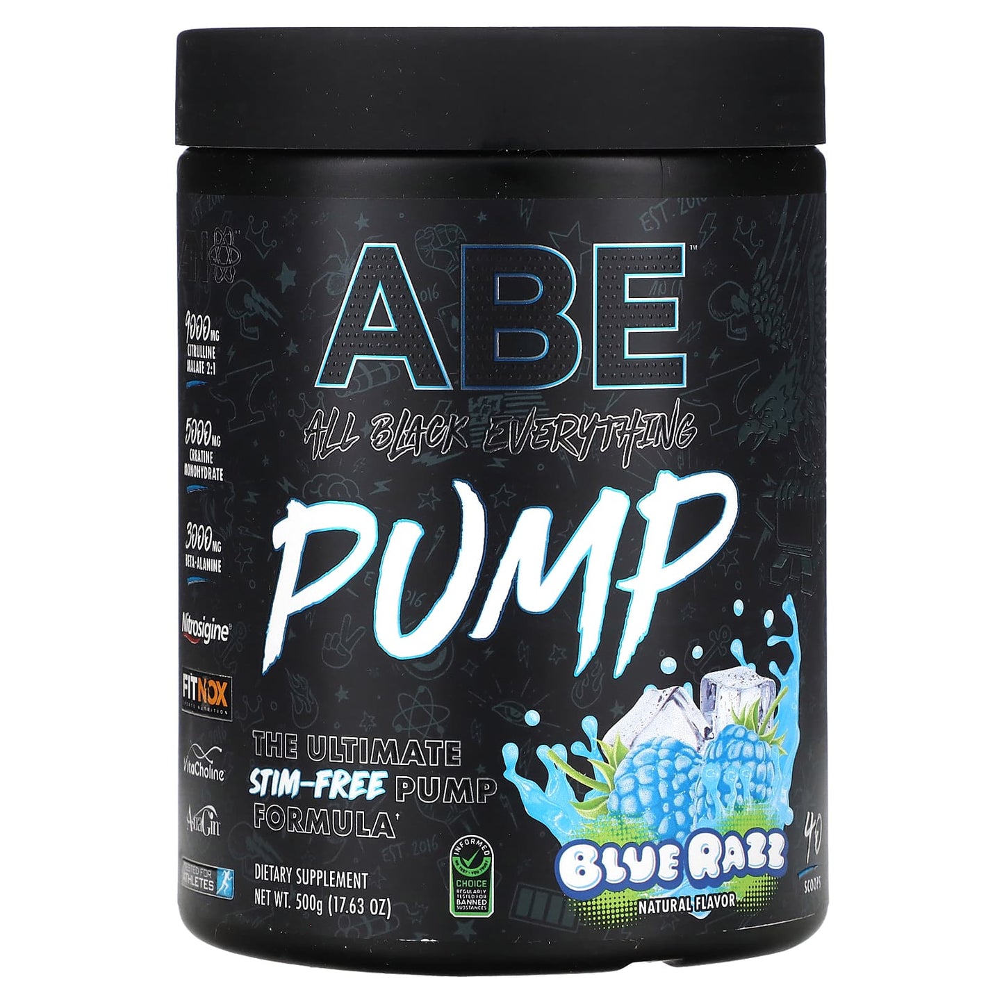 ABE-Pump-Blue Razz-17.63 oz (500 g)