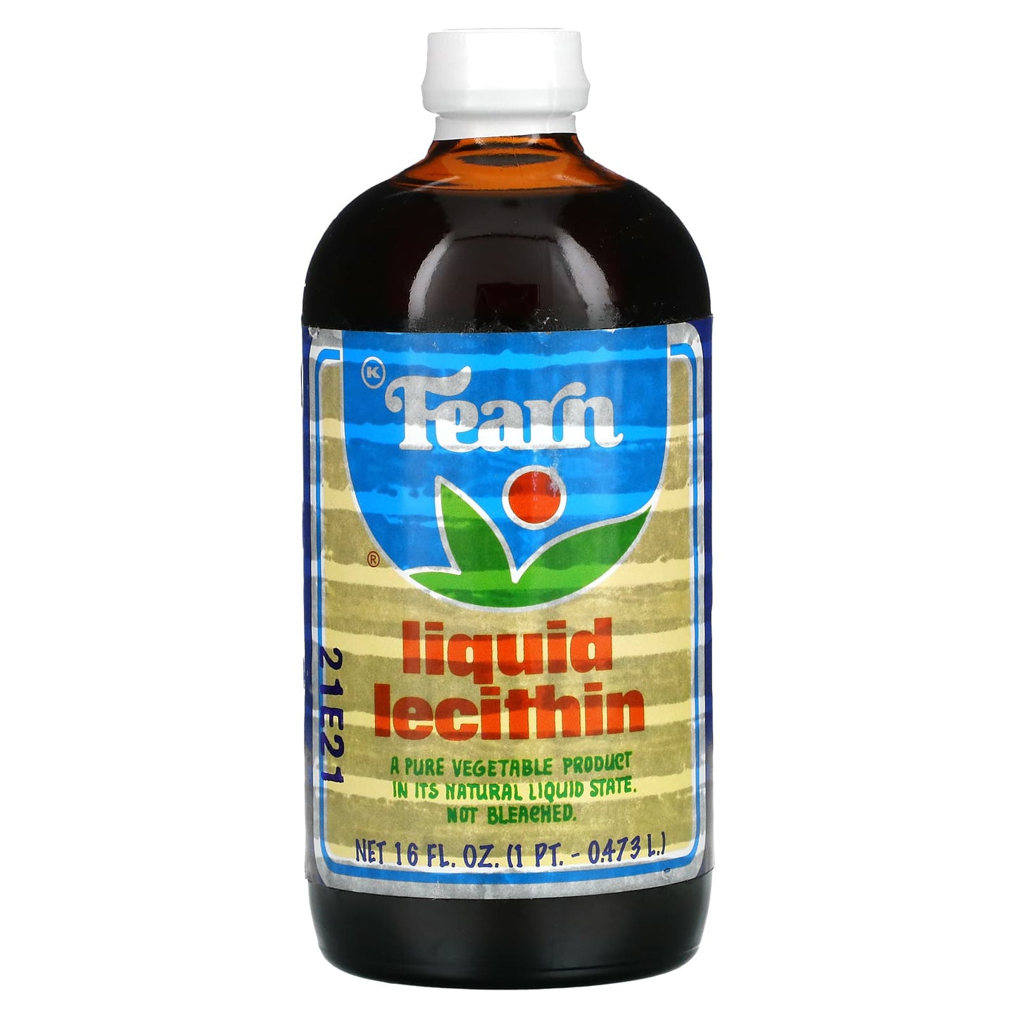 Fearn Natural Foods-Liquid Lecithin-16 fl oz (473 ml)