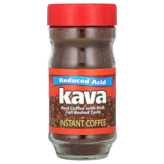 Kava Coffee-Instant Coffee-Reduced Acid-4 oz (113 g)