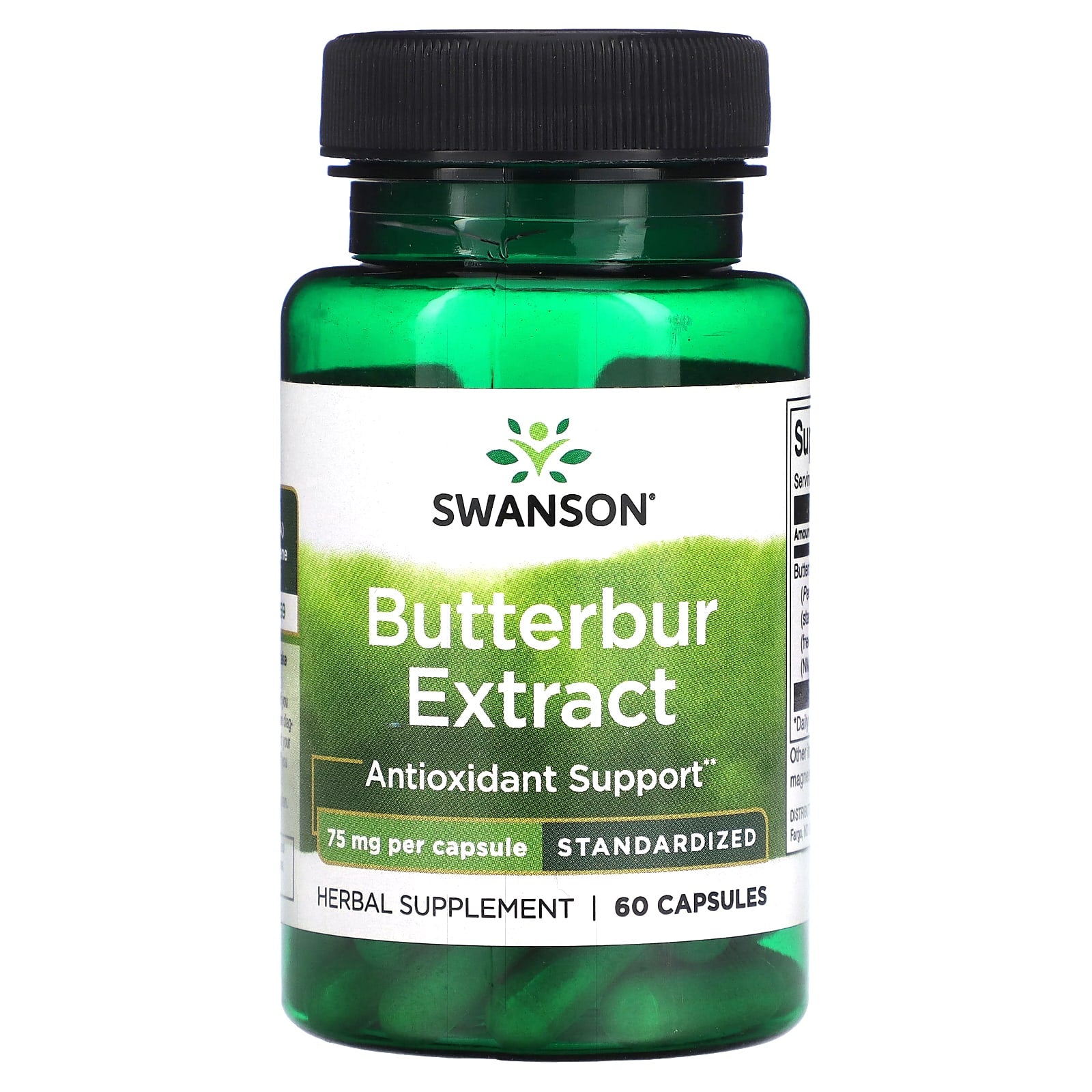 Swanson-Butterbur Extract-75 mg-60 Capsules