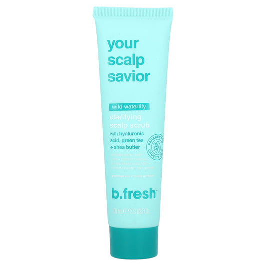 b.fresh-Clarifying Scalp Scrub-Wild Waterlily-3.3 fl oz (100 ml)