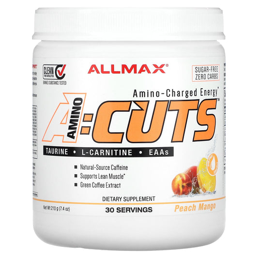 ALLMAX-AMINOCUTS-Peach Mango-7.4 oz (210 g)