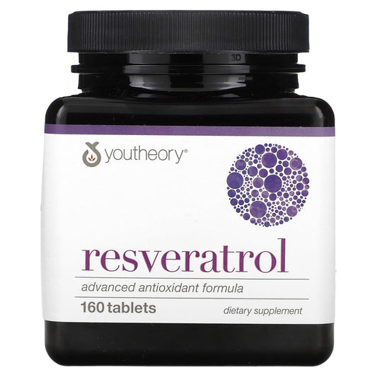 Youtheory-Resveratrol-160 Tablets