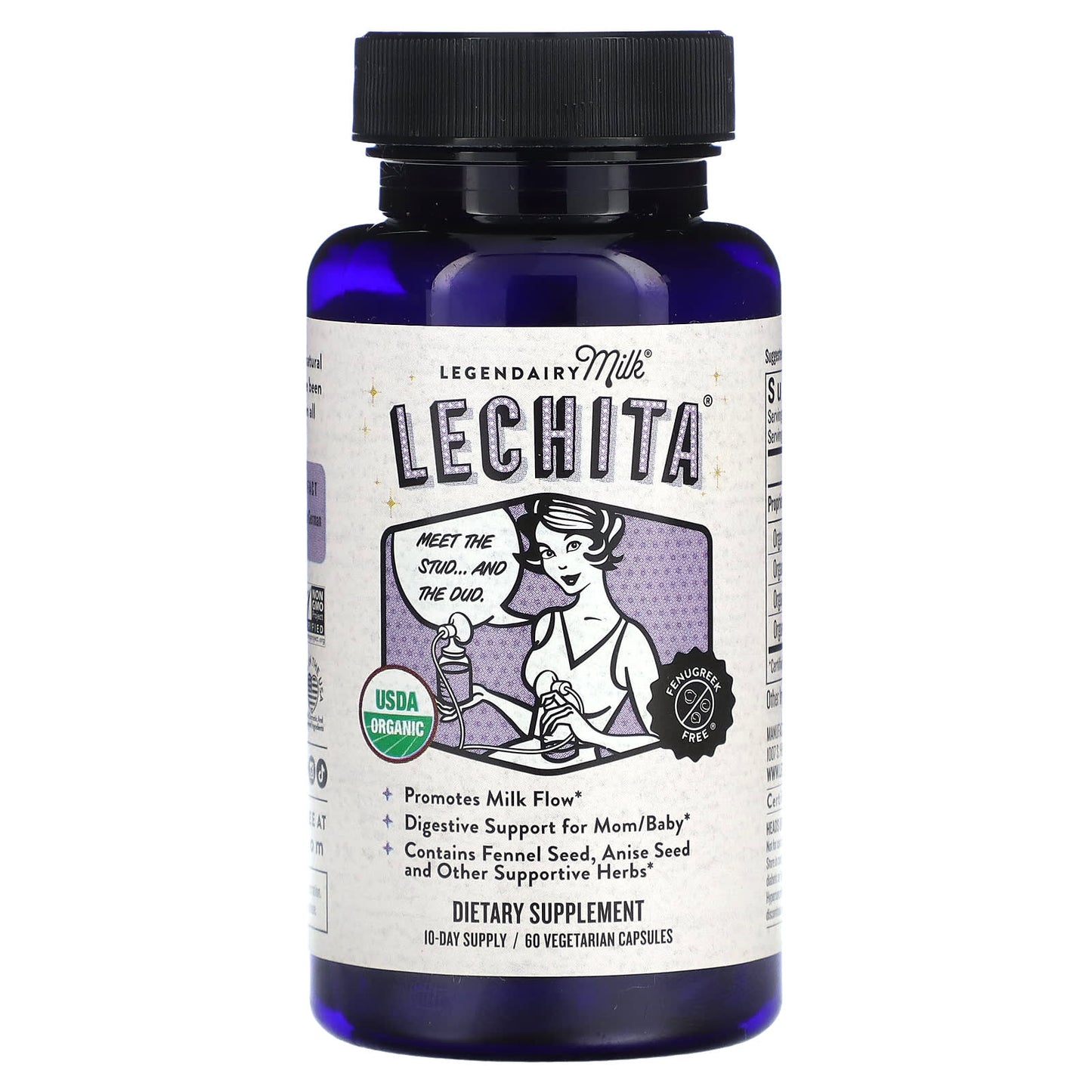 Legendairy Milk-Lechita-60 Vegetarian Capsules