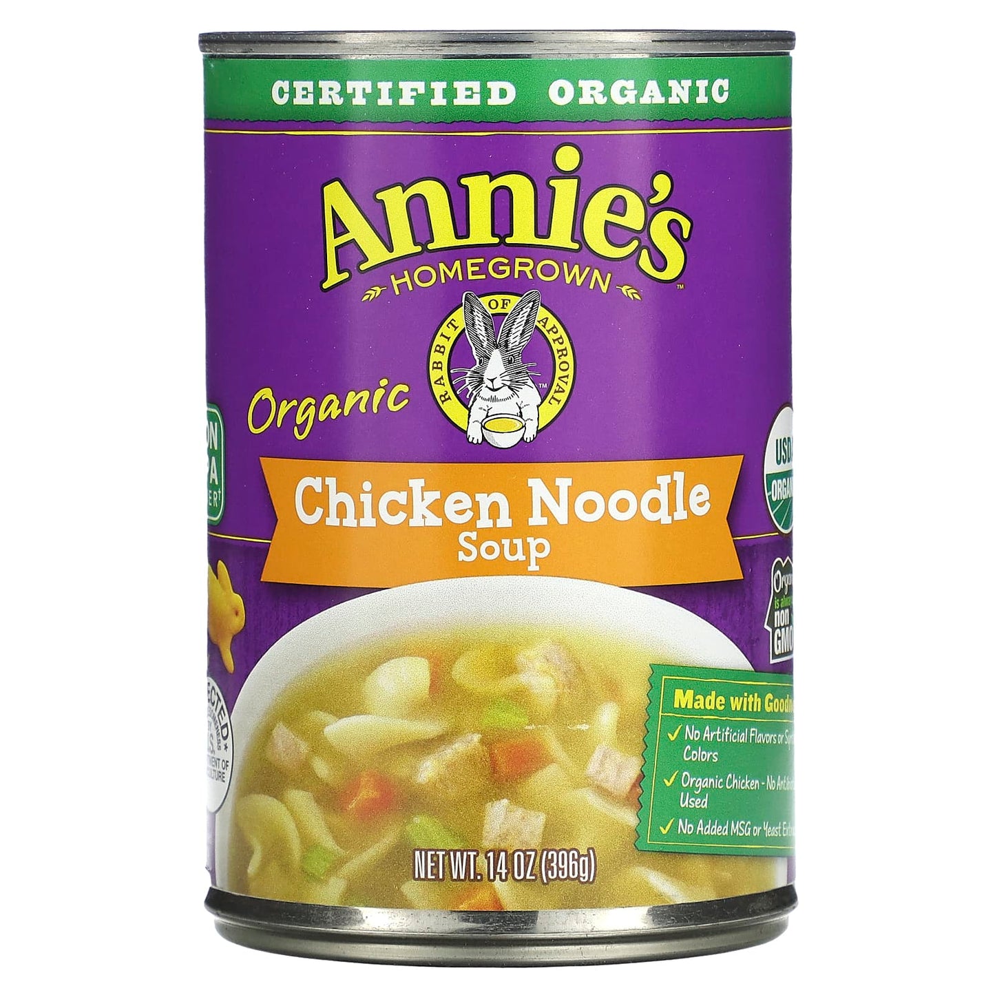 Annie's Homegrown-Organic Chicken Noodle Soup-14 oz (396 g)