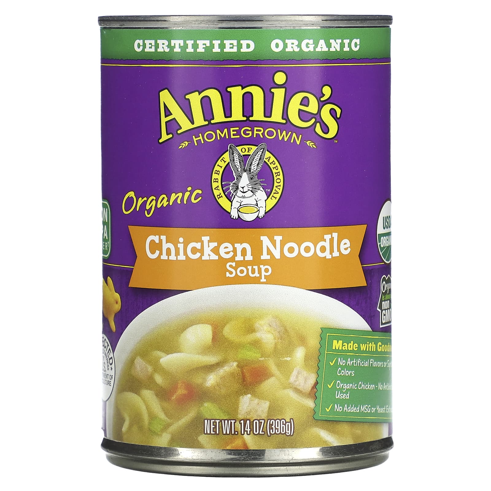 Annie's Homegrown-Organic Chicken Noodle Soup-14 oz (396 g)