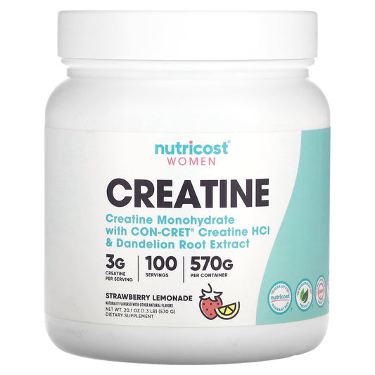 Nutricost-Women-Creatine-Strawberry Lemonade-1.3 lb (570 g)