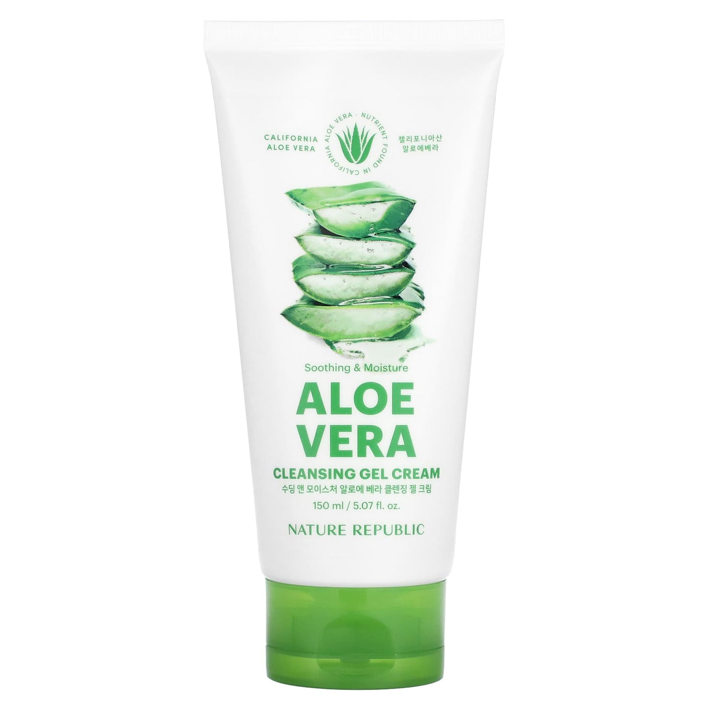 Nature Republic-Aloe Vera Cleansing Gel Cream-5.07 fl oz (150 ml)