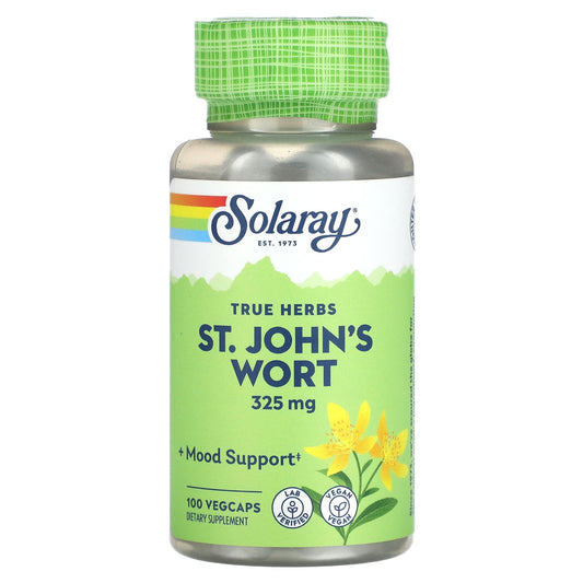 Solaray-True Herbs St. John's Wort-325 mg-100 VegCaps