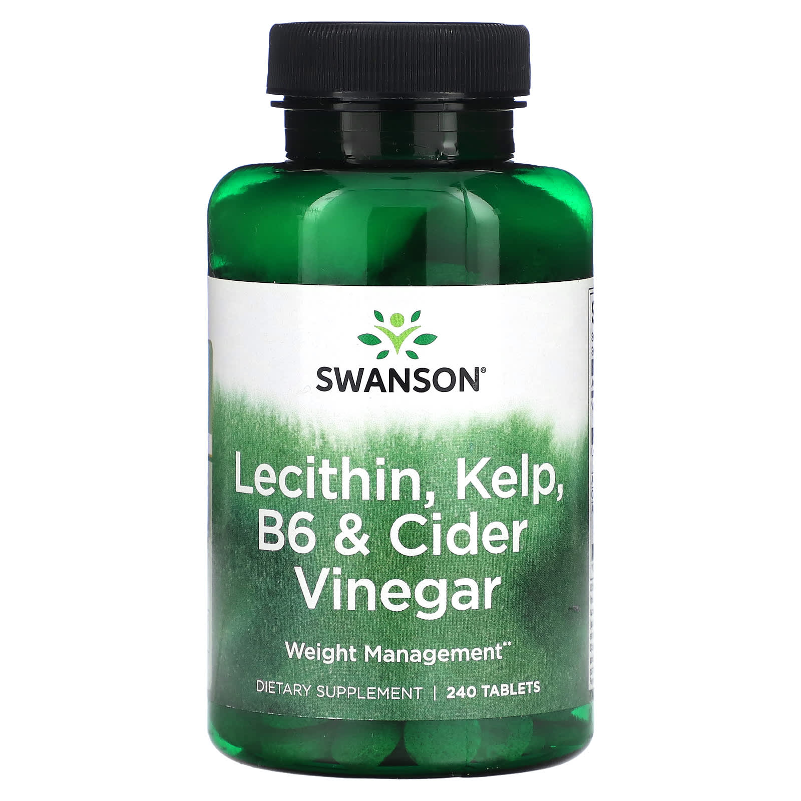 Swanson-Lecithin-Kelp-B6 & Cider Vinegar-240 Tablets