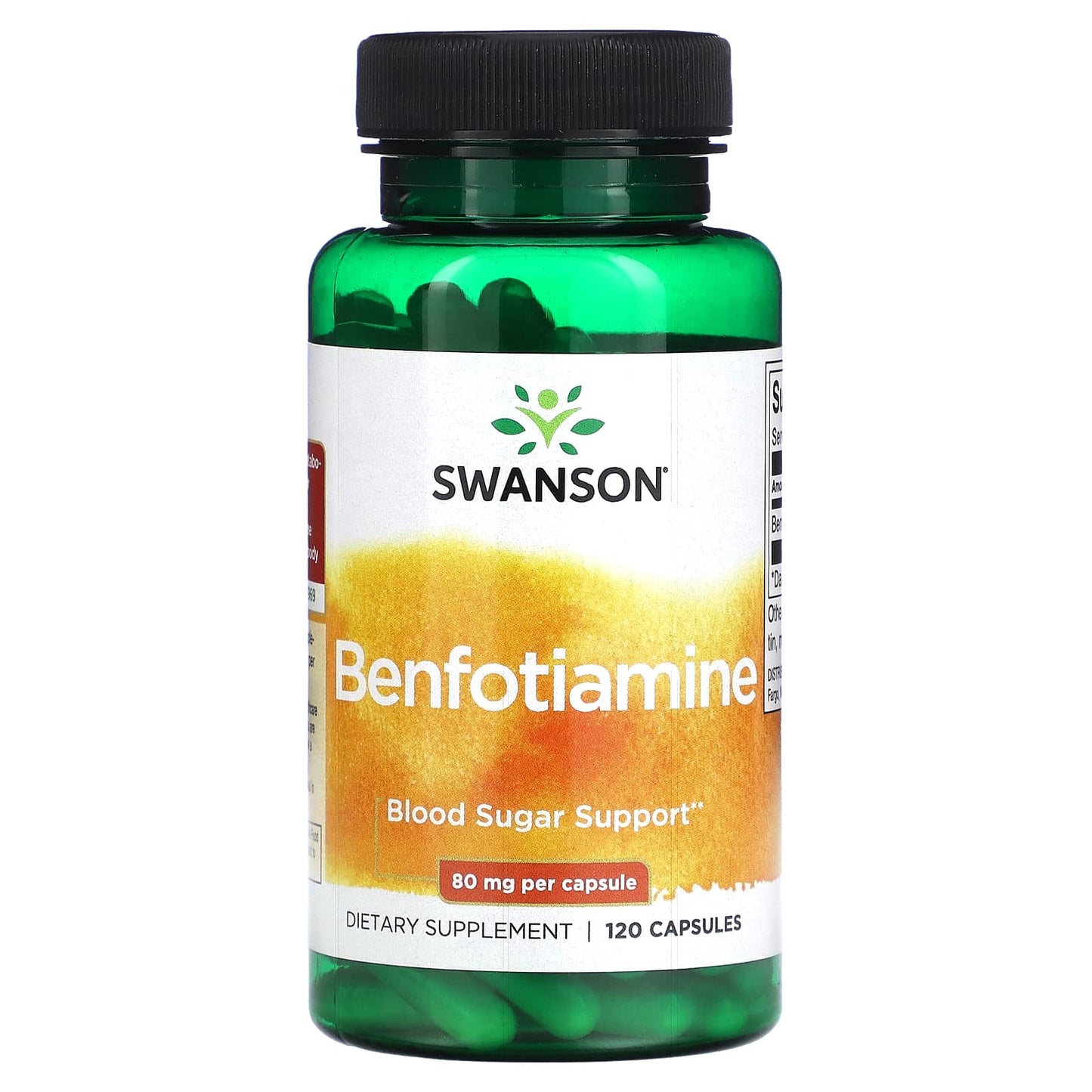 Swanson-Benfotiamine-80 mg-120 Capsules