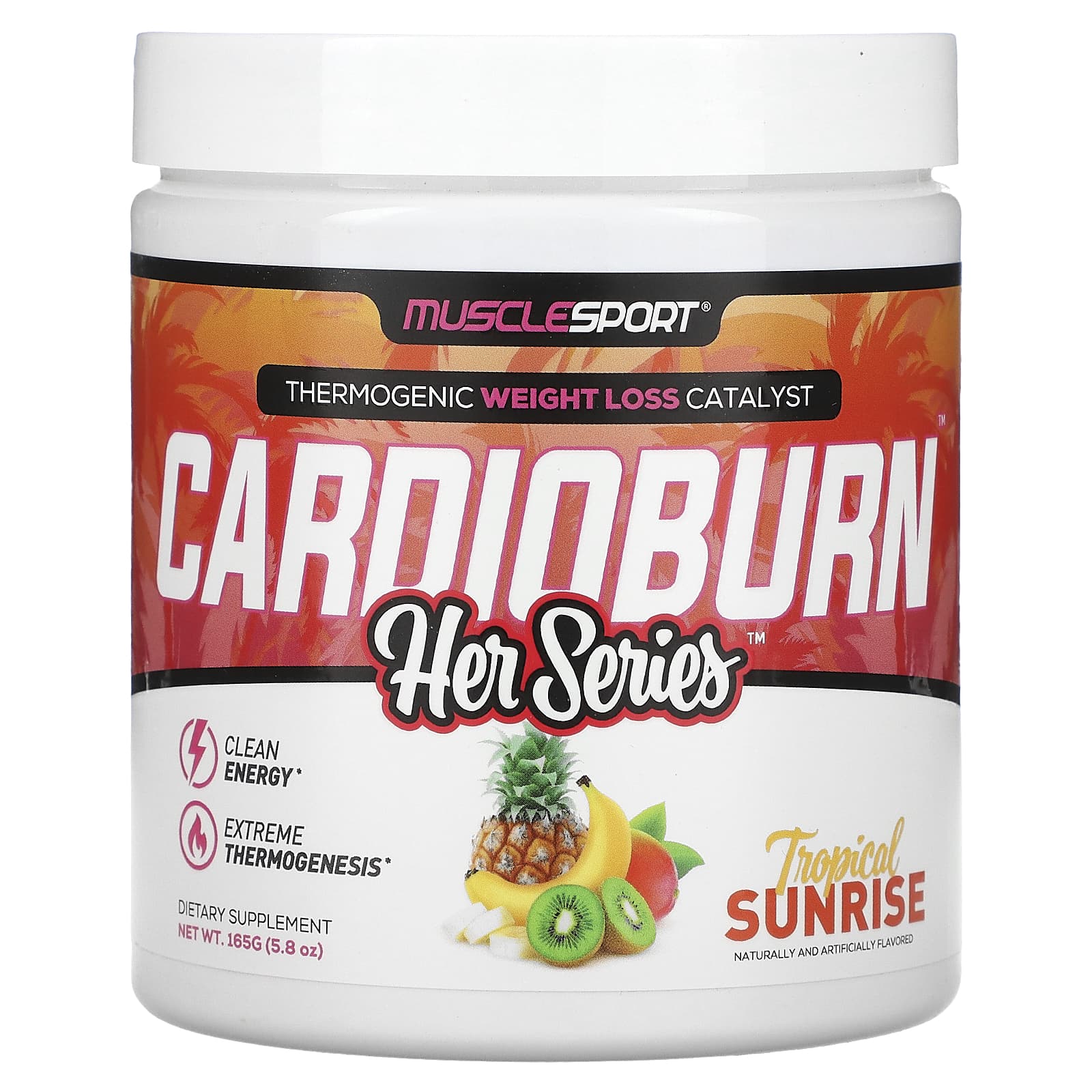 MuscleSport-Her Series-Cardioburn-Tropical Sunrise-5.8 oz (165 g)