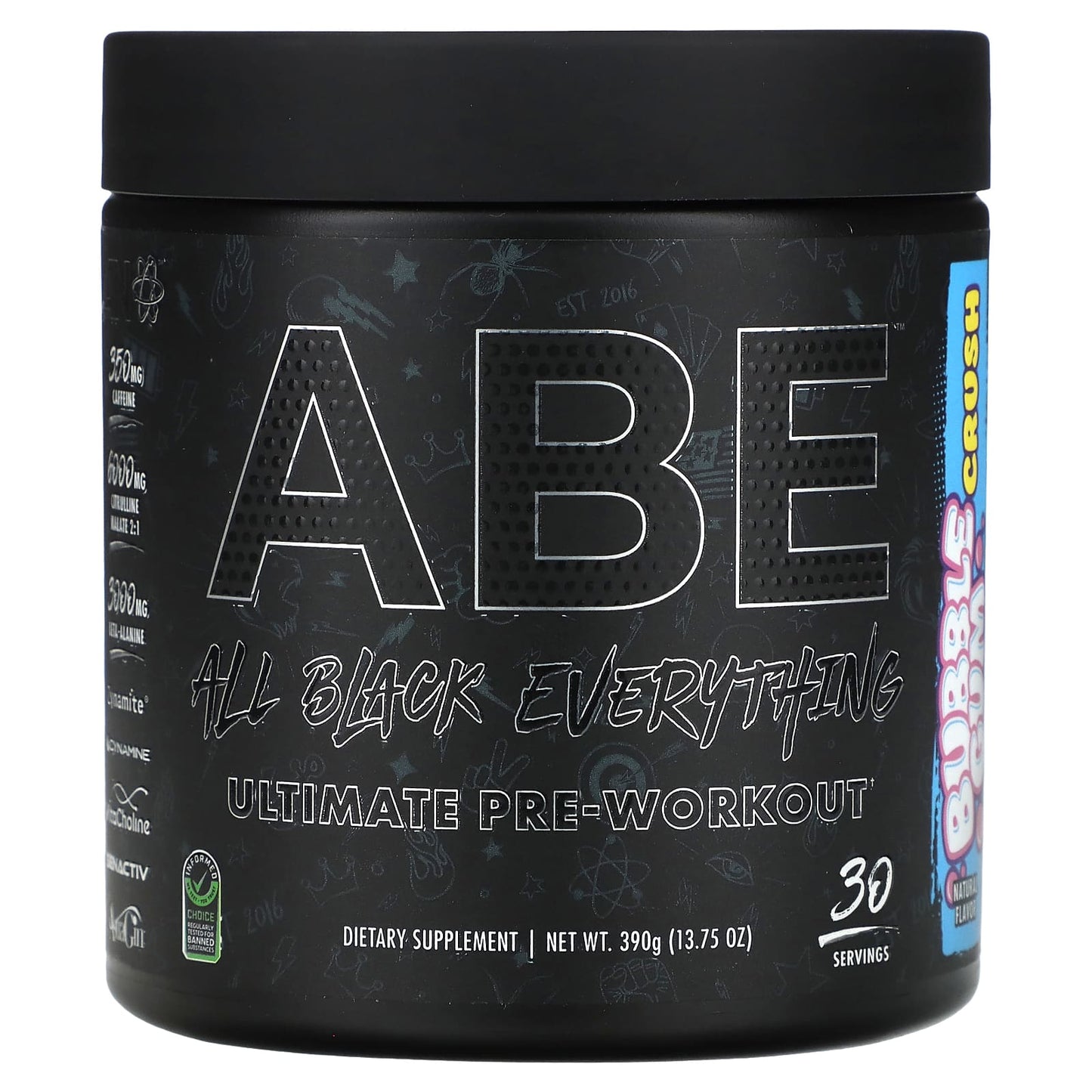 ABE-Ultimate Pre-Workout-Bubble Gum Crush-13.75 oz (390 g)