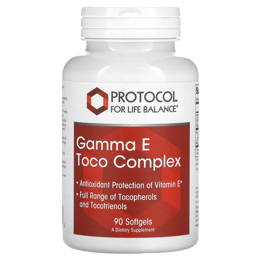 Protocol for Life Balance-Gamma E Toco Complex-90 Softgels