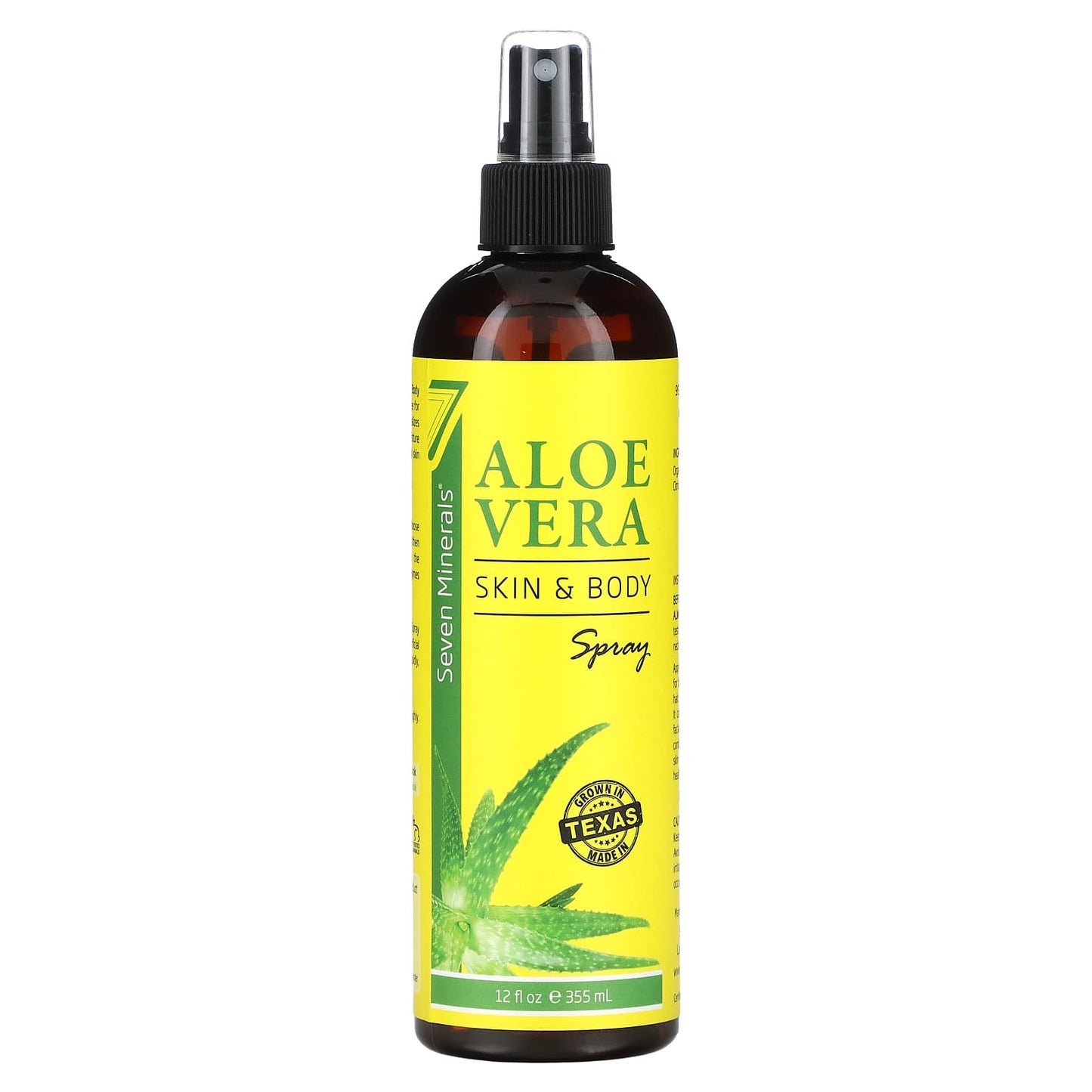 Seven Minerals-Aloe Vera Skin & Body Spray-12 fl oz (355 ml)