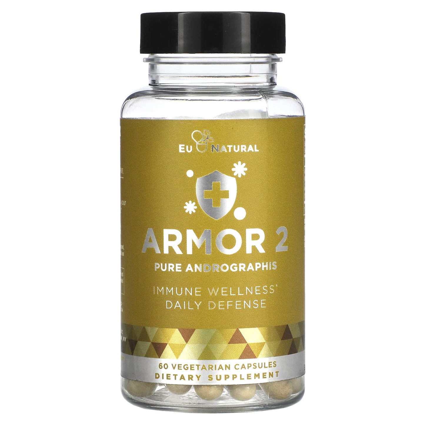 Eu Natural-Armor 2-Pure Andrographis-60 Vegetarian Capsules