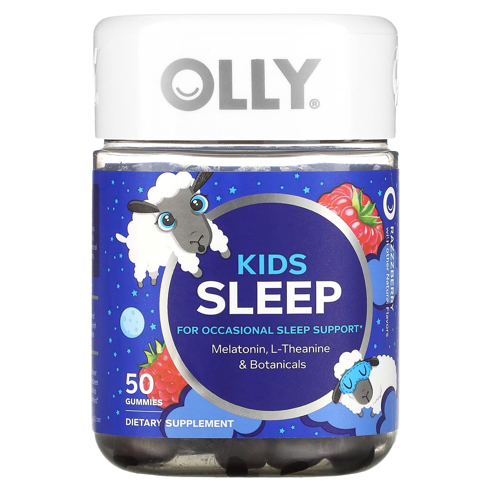 OLLY-Kids Sleep-Razzzberry-50 Gummies