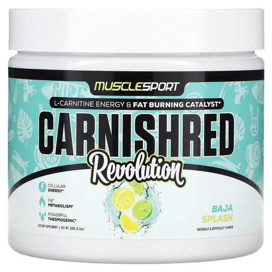 MuscleSport-Carnishred-Revolution-Baja Splash-4.3 oz (120 g)