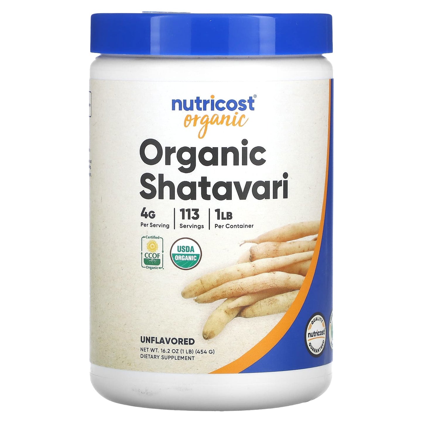 Nutricost-Organic Shatavari-Unflavored-16.2 oz (454 g)