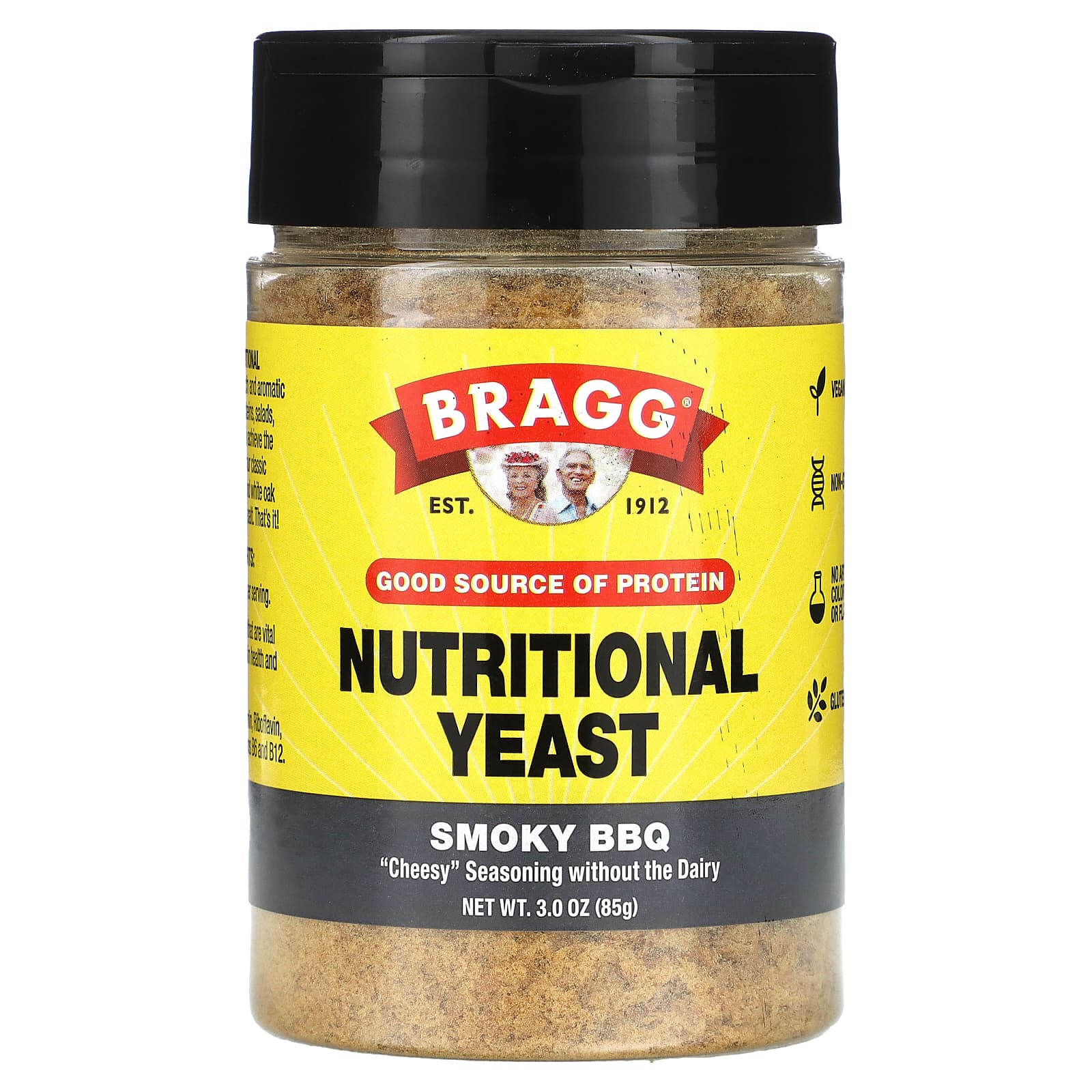 Bragg-Nutritional Yeast-Smoky BBQ-3 oz (85 g)