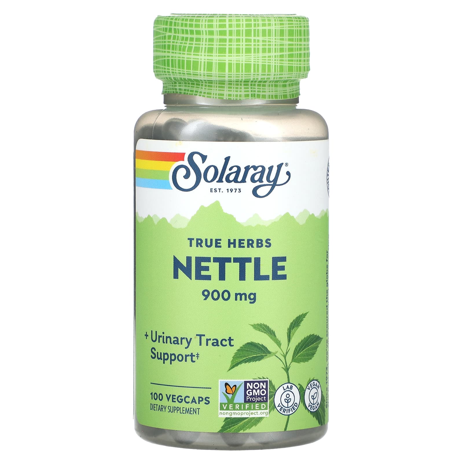 Solaray-True Herbs Nettle-900 mg-100 VegCaps