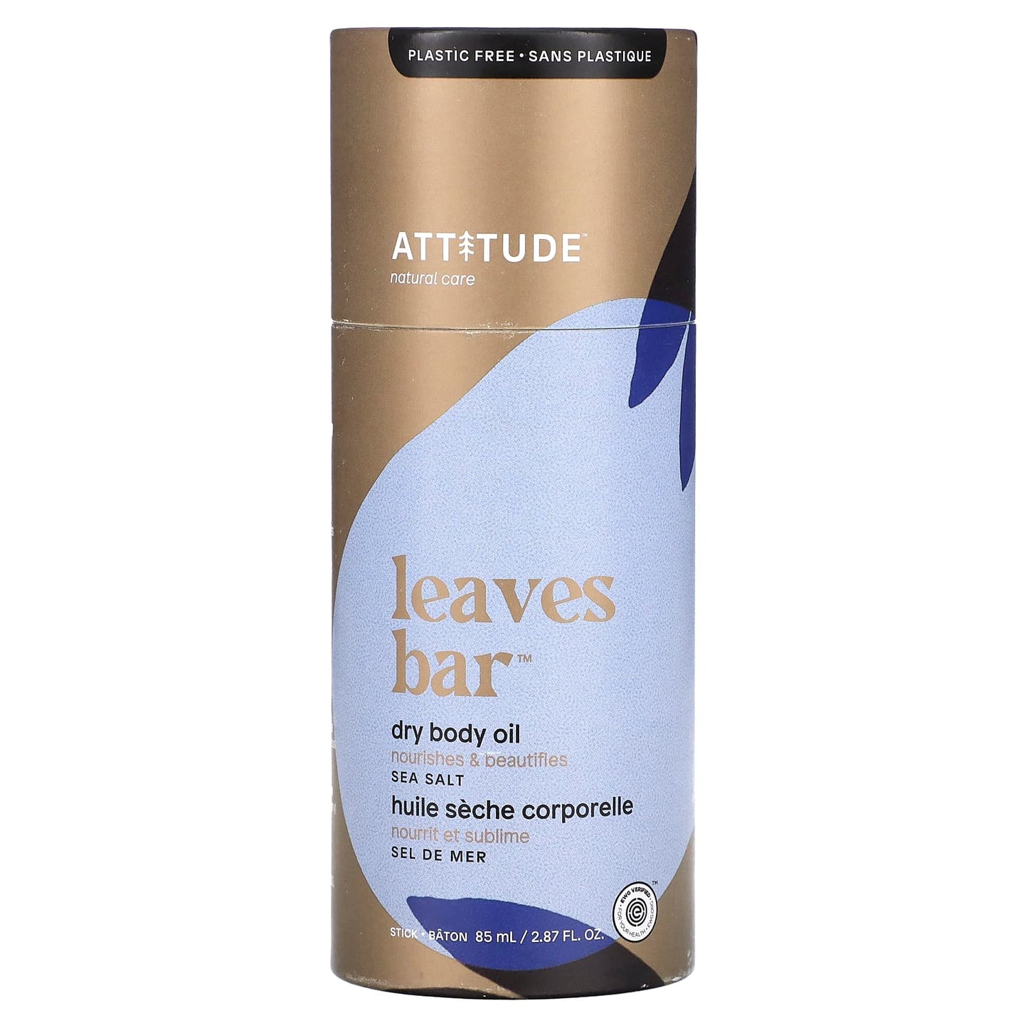 ATTITUDE-Leaves Bar-Dry Body Oil-Sea Salt-2.87 fl oz (85 ml)