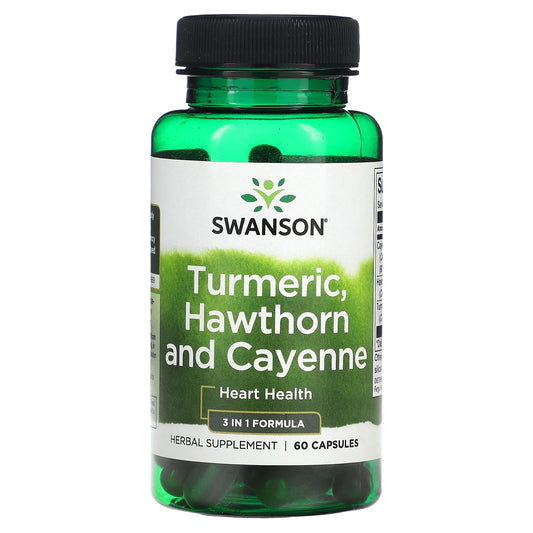 Swanson-Turmeric-Hawthorn and Cayenne-60 Capsules