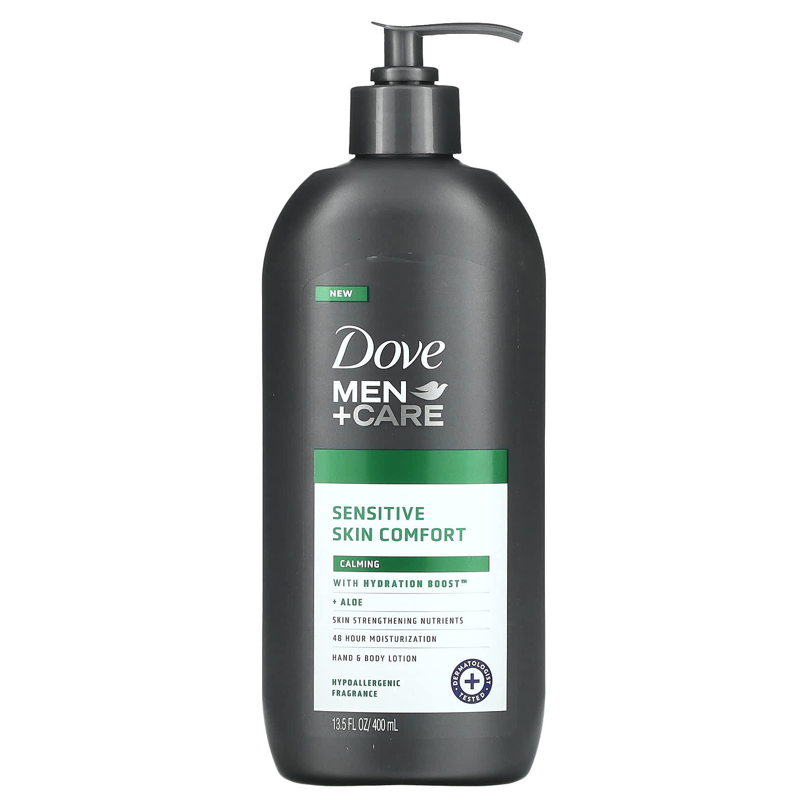 Dove-Men+Care-Sensitive Skin Comfort-Calming Hand and Body Lotion-13.5 fl oz (400 ml)