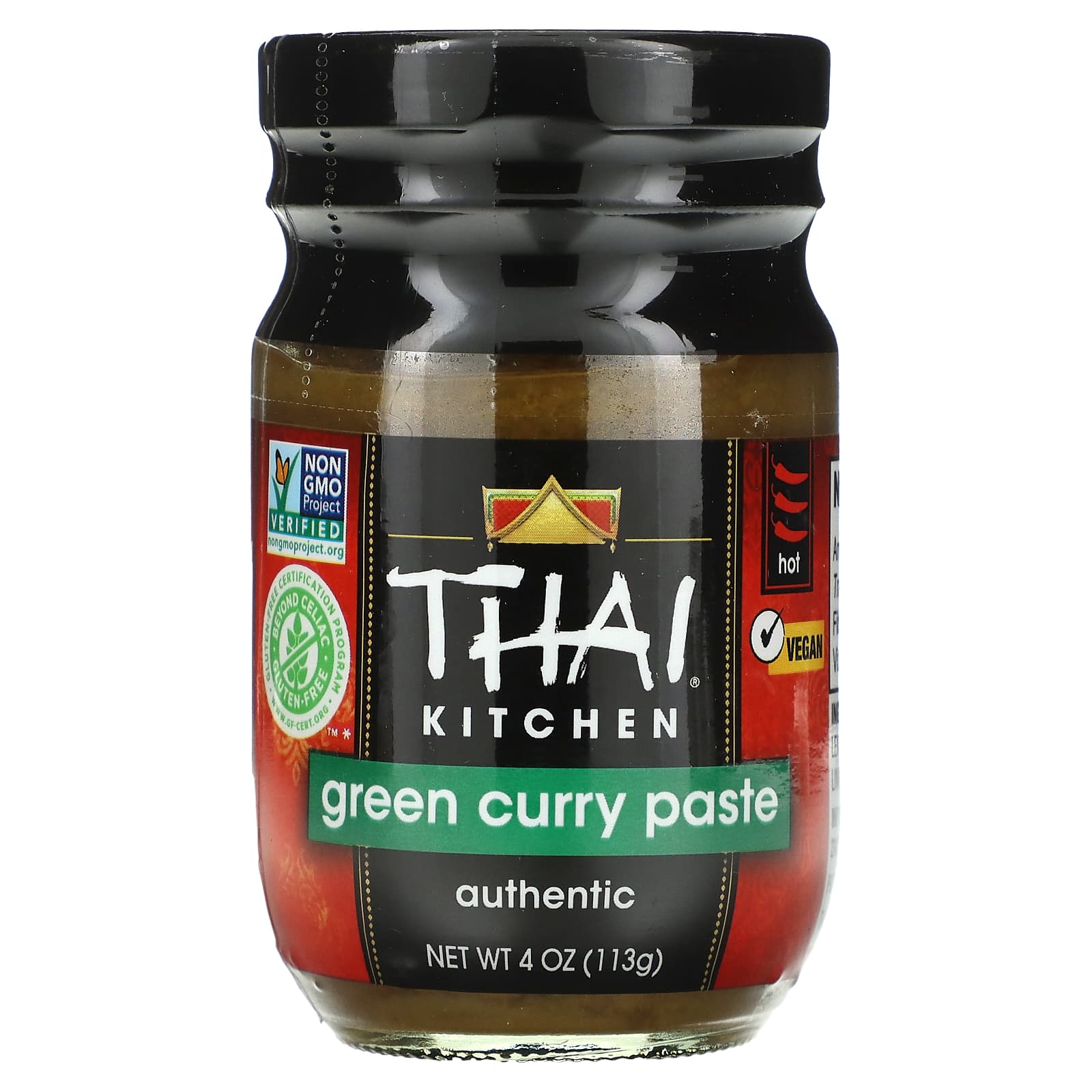 Thai Kitchen-Green Curry Paste-Hot-4 oz (113 g)