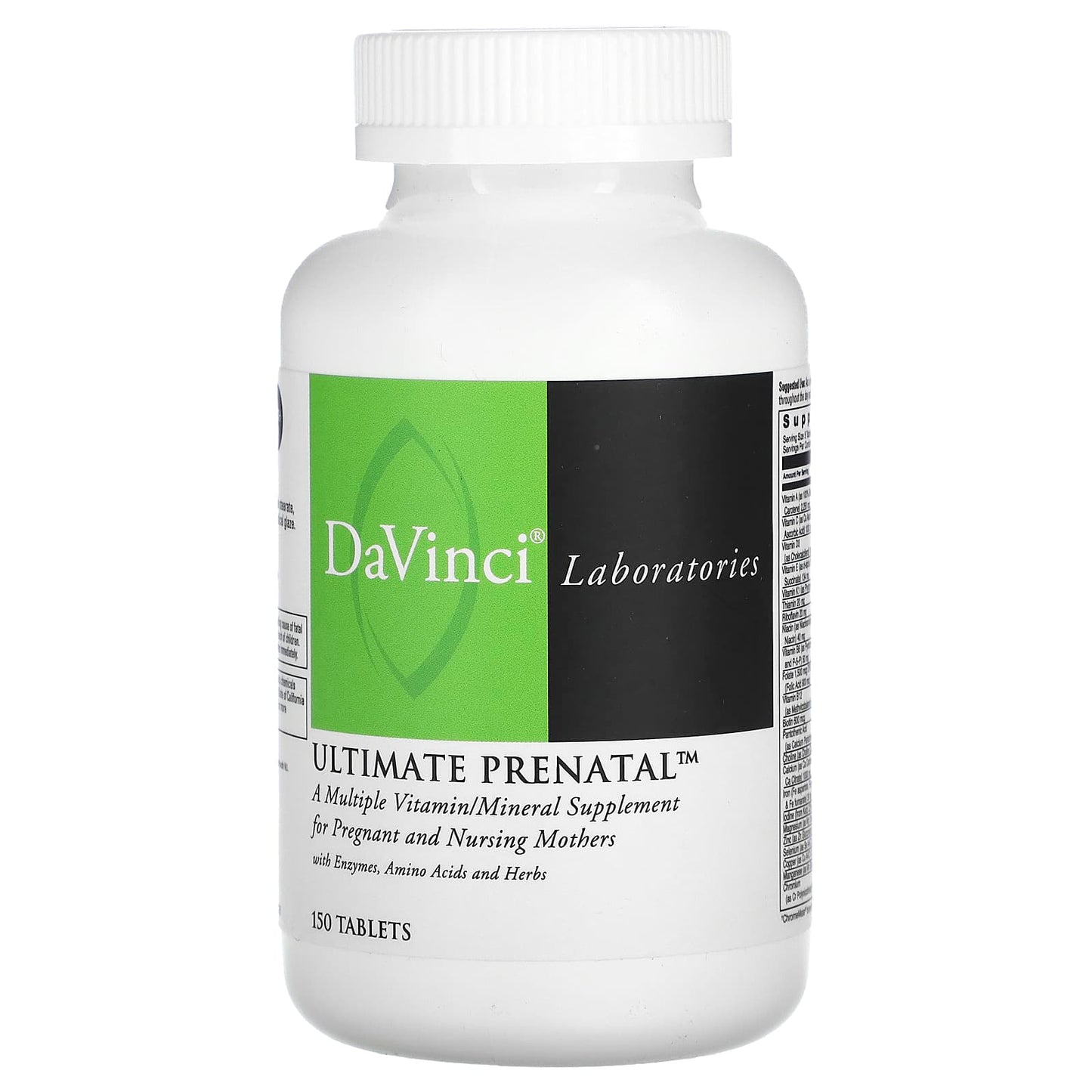 DaVinci Laboratories of Vermont-Ultimate Prenatal-150 Tablets