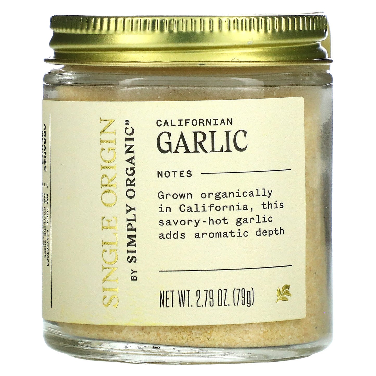 Simply Organic-Single Origin-Californian Garlic-2.79 oz (79 g)