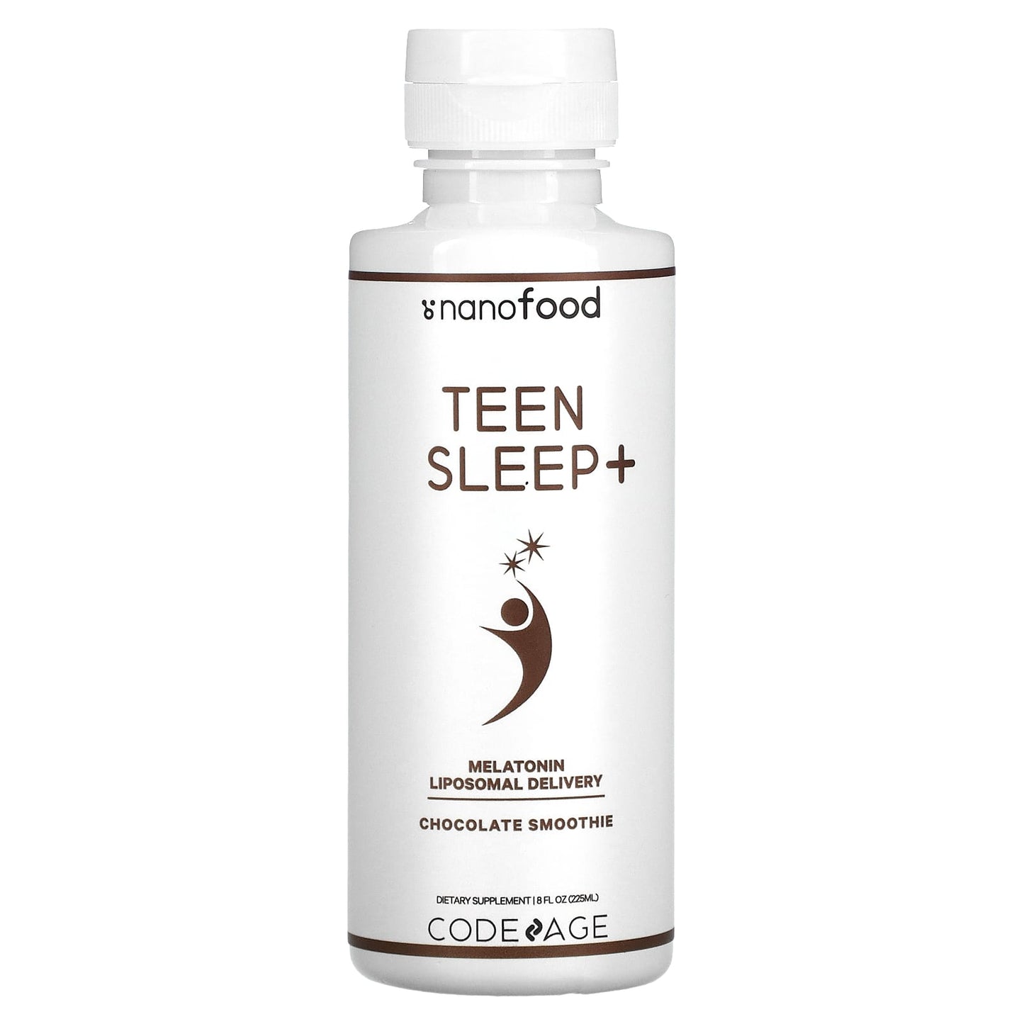 Codeage-Teen Sleep+-Chocolate Smoothie-8 fl oz (225 ml)