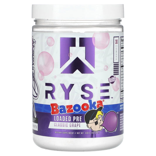 RYSE-Loaded Pre-Bazooka-Classic Grape-15.5 oz (438 g)