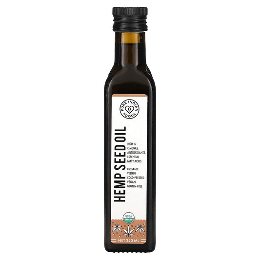 Pure Indian Foods-Hemp Seed Oil-250 ml