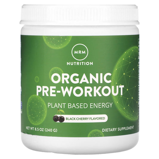 MRM Nutrition-Organic Pre-Workout-Black Cherry-8.5 oz (240 g)