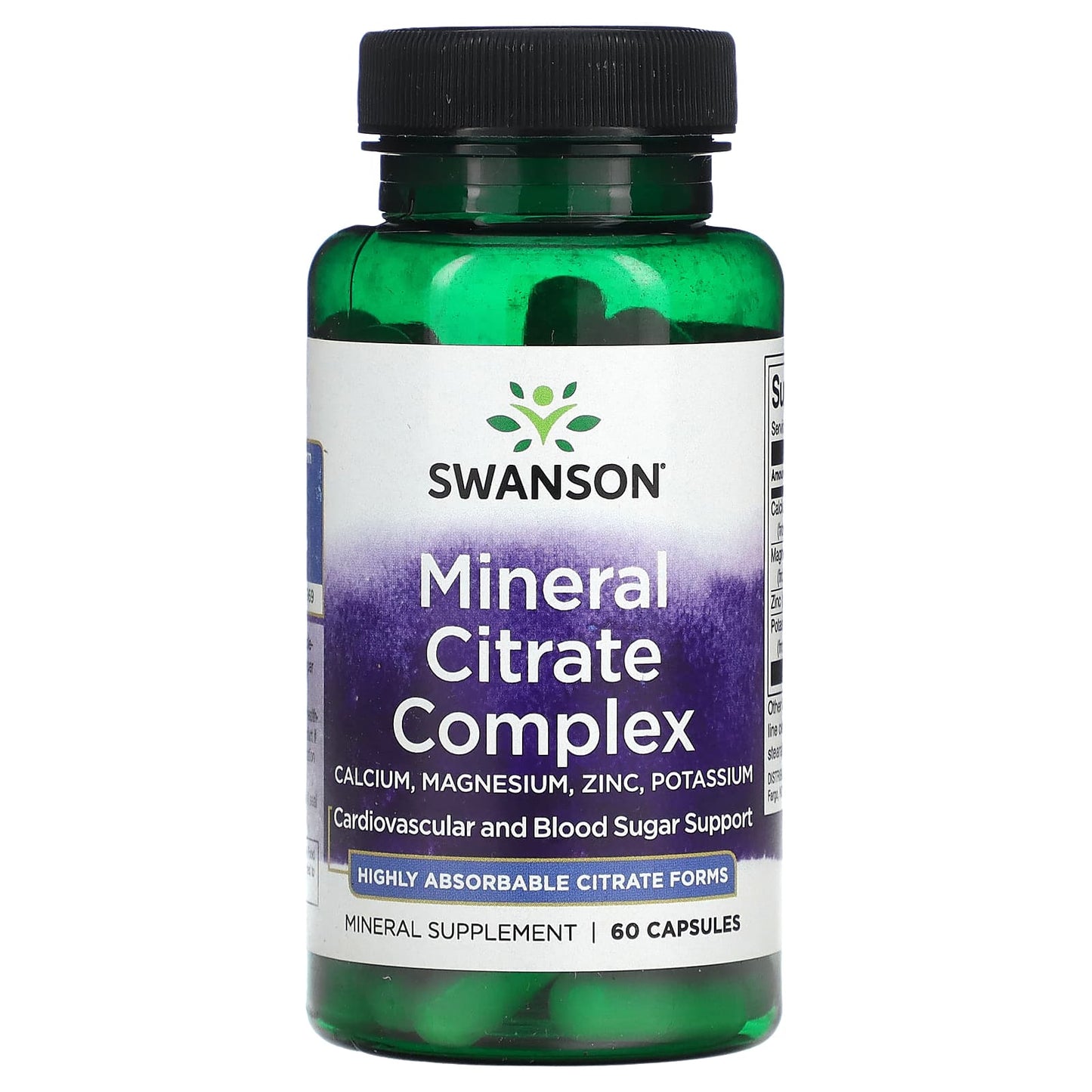 Swanson-Mineral Citrate Complex-60 Capsules