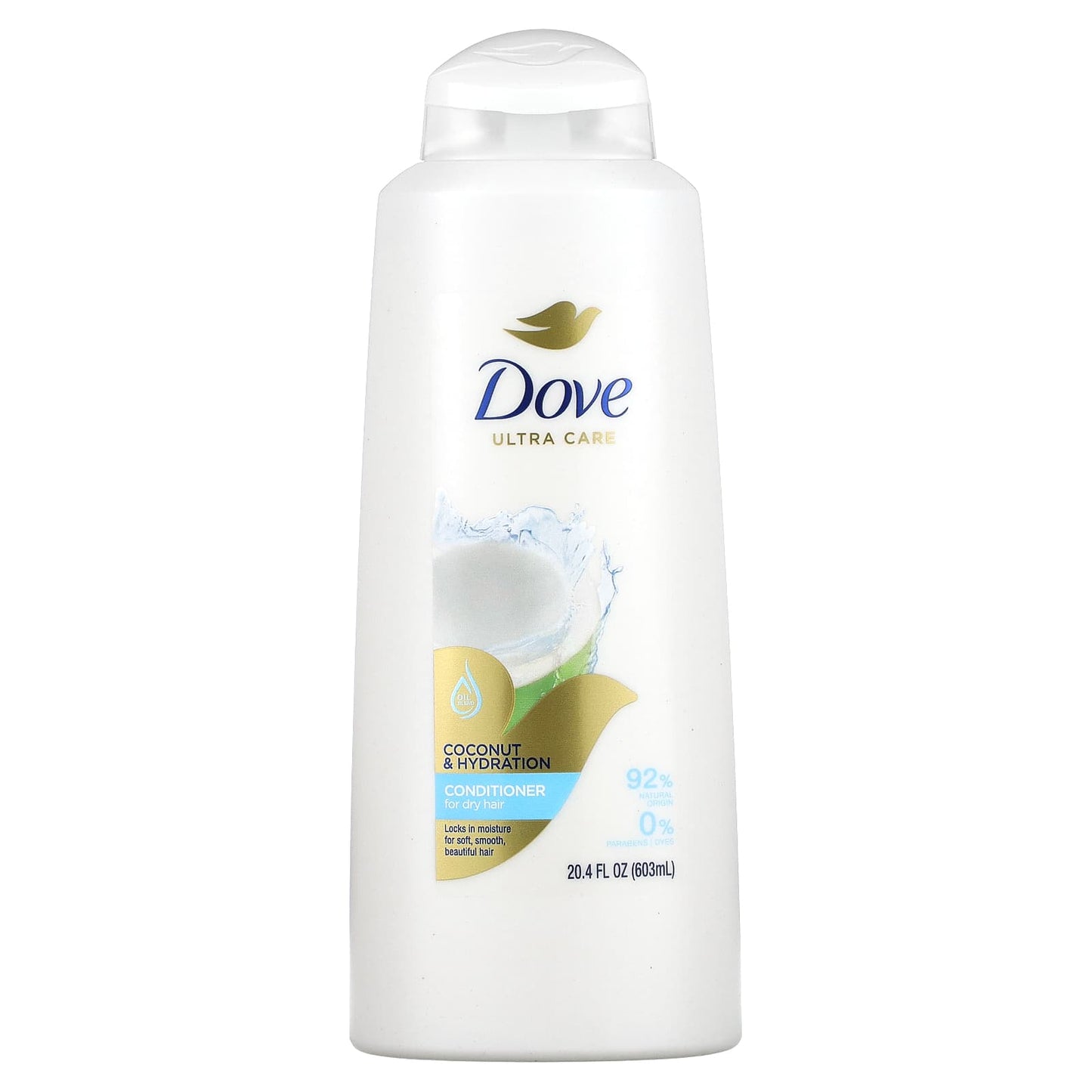 Dove-Ultra Care-Coconut & Hydration Conditioner-For Dry Hair-20.4 fl oz (603 ml)