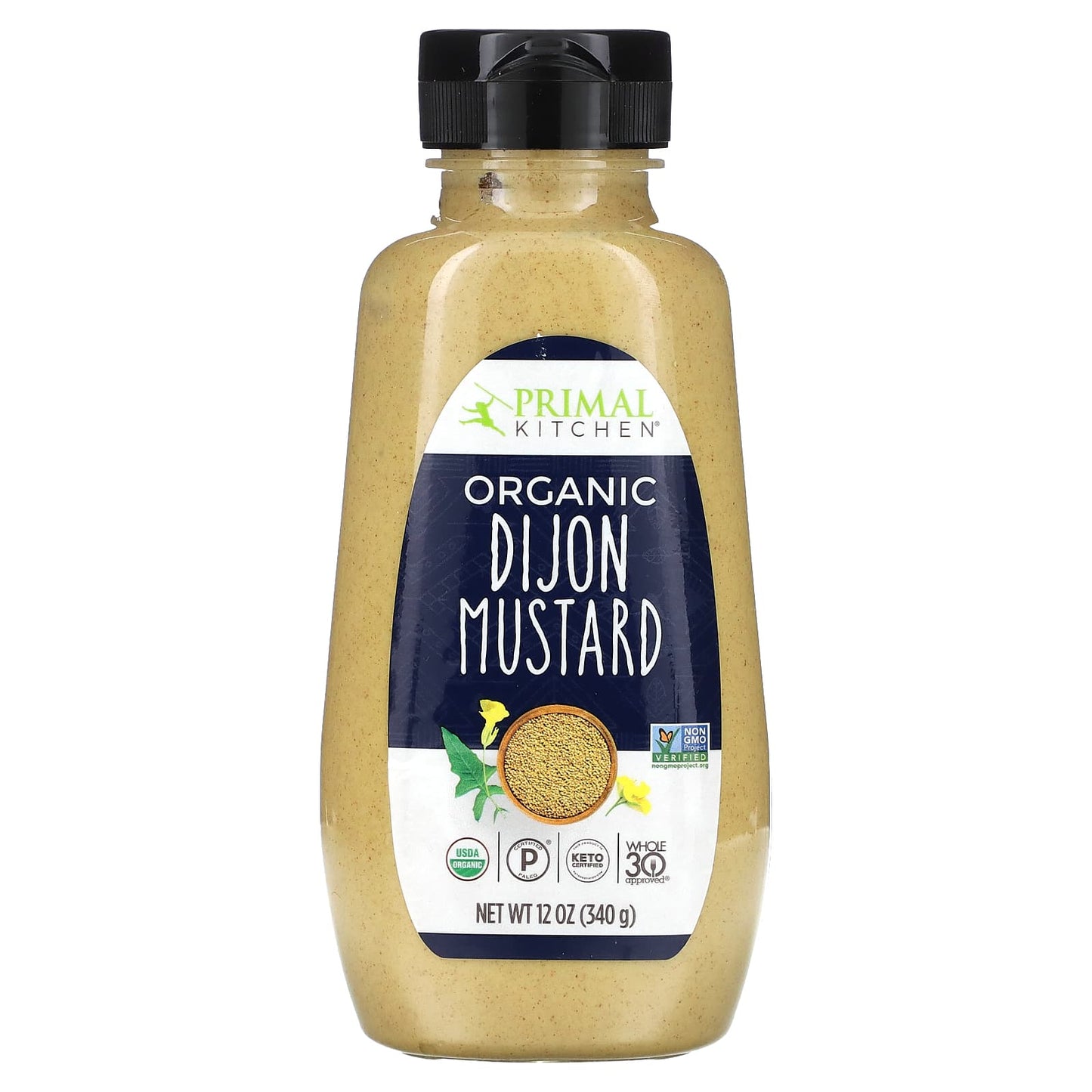 Primal Kitchen-Organic Dijon Mustard-12 oz (340 g)