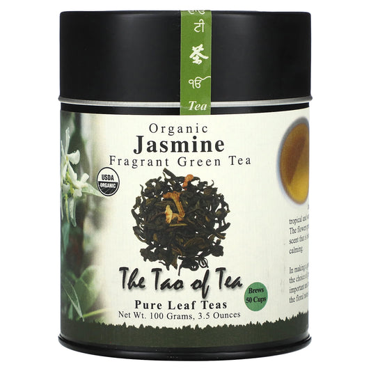 The Tao of Tea-Organic Fragrant Green Tea-Jasmine -3.5 oz (100 g)