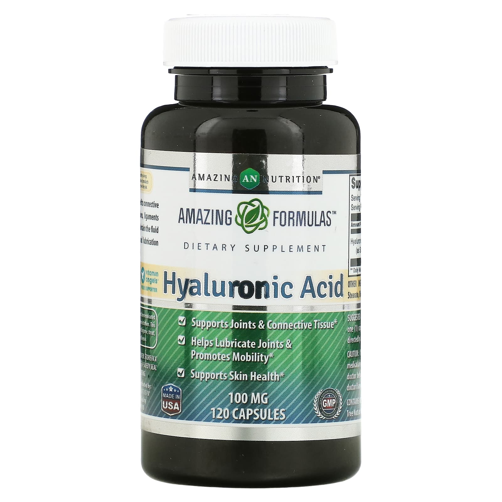 Amazing Nutrition-Hyaluronic Acid-100 mg-120 Capsules