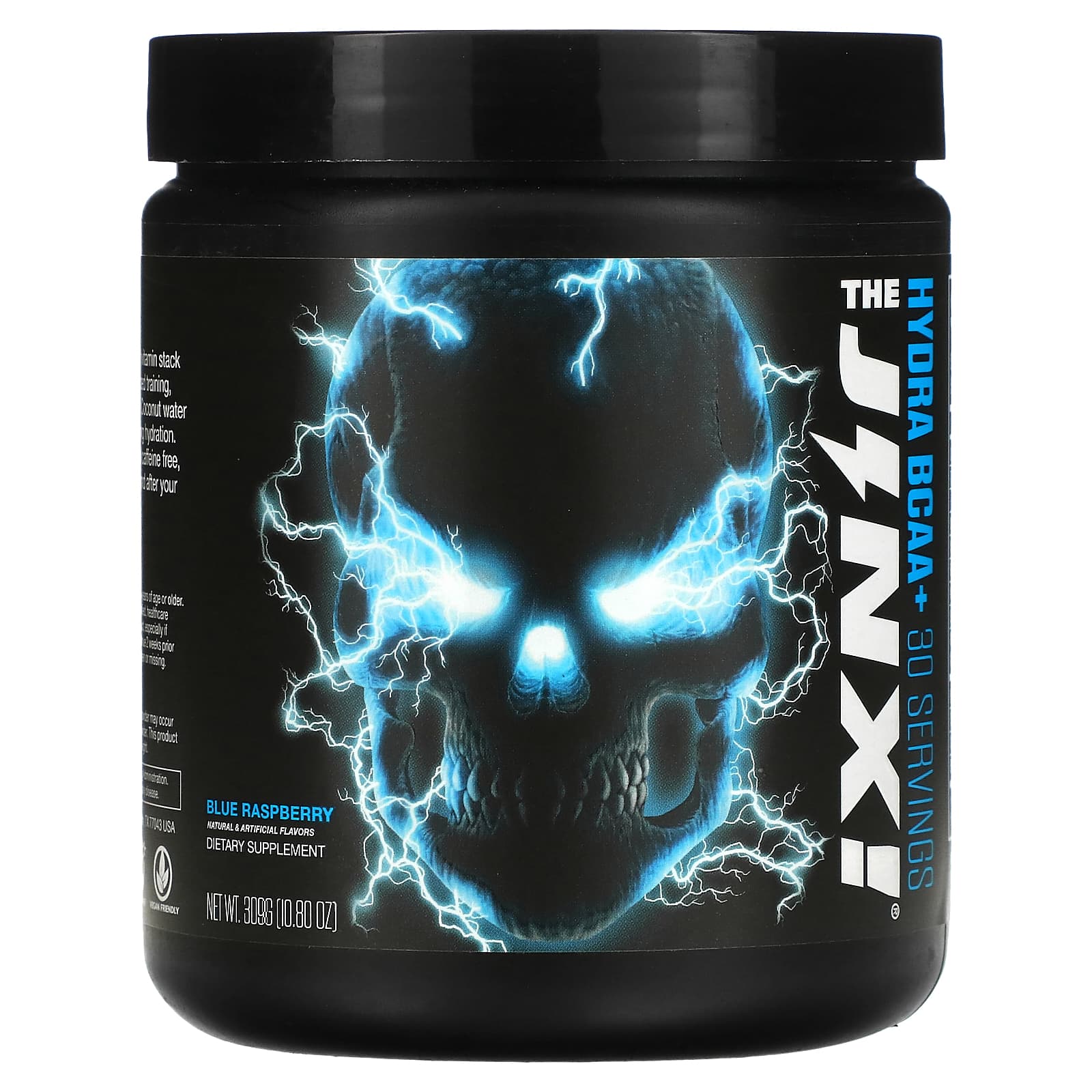 JNX Sports-The Jinx-Hydra BCAA+-Blue Raspberry-10.8 oz (309 g)