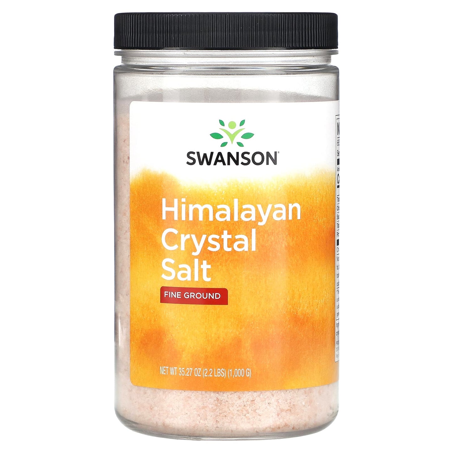 Swanson-Himalayan Crystal Salt-Fine Ground-2.2 lbs (1,000 g)