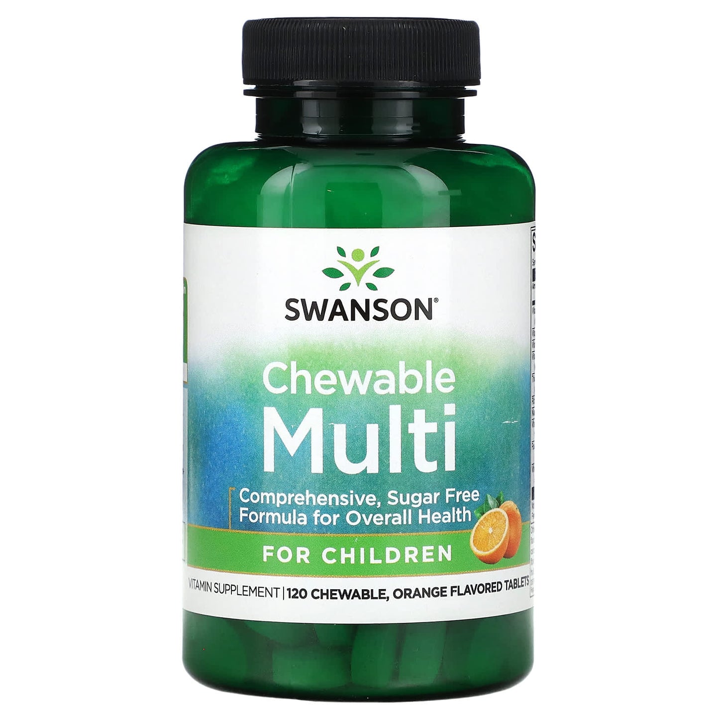 Swanson-Chewable Multi for Children-Orange-120 Chewable Tablets