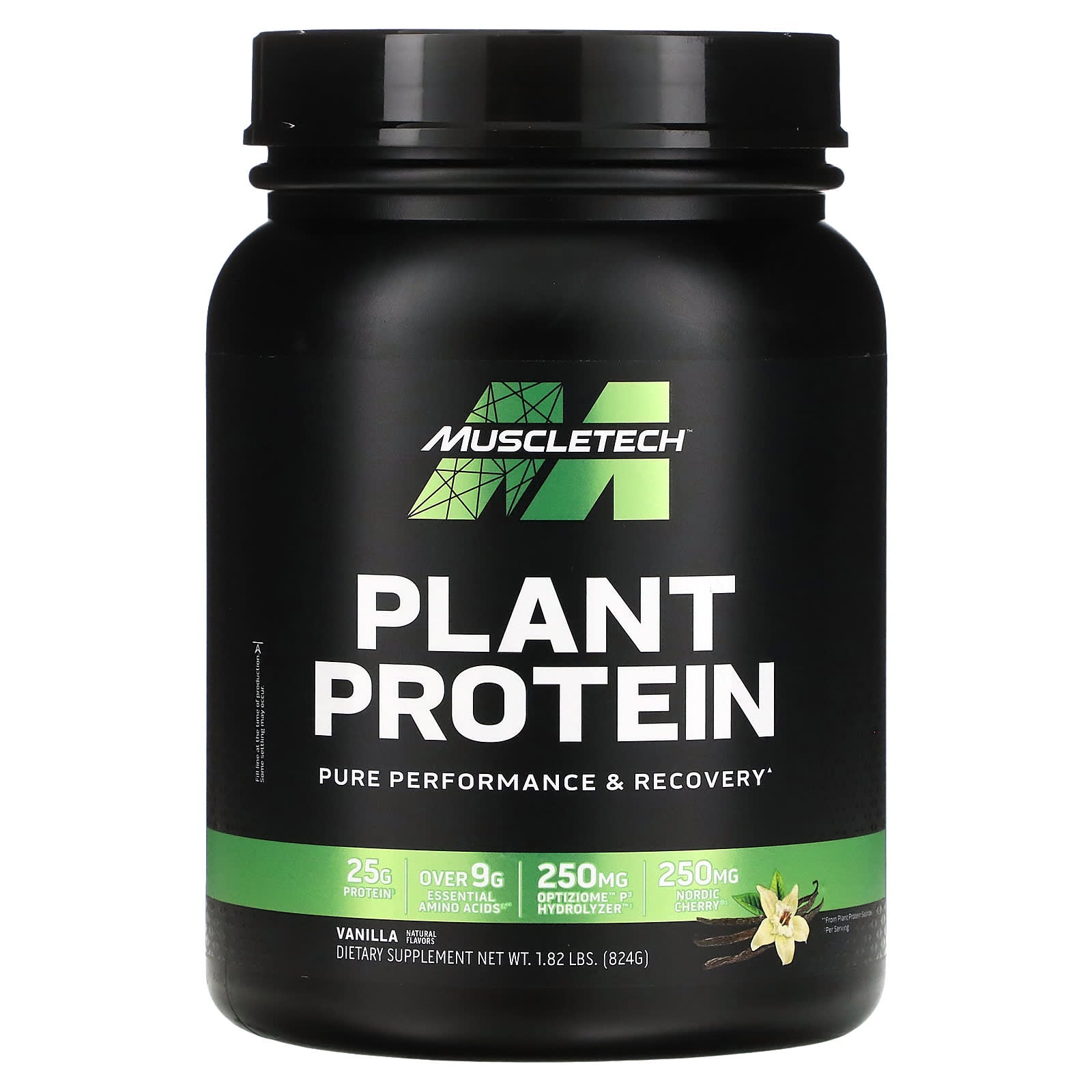 MuscleTech-Plant Protein-Vanilla-1.82 lbs (824 g)