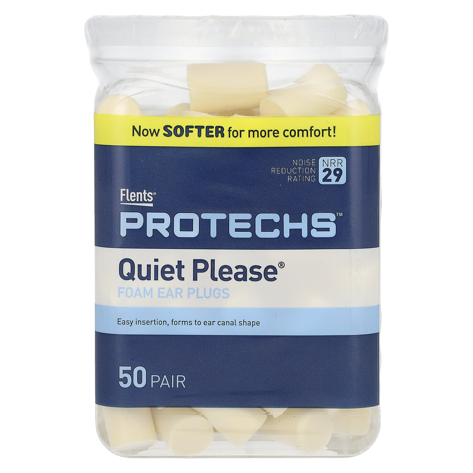 Flents-Protechs-Quiet Please-Foam Ear Plugs-50 Pair