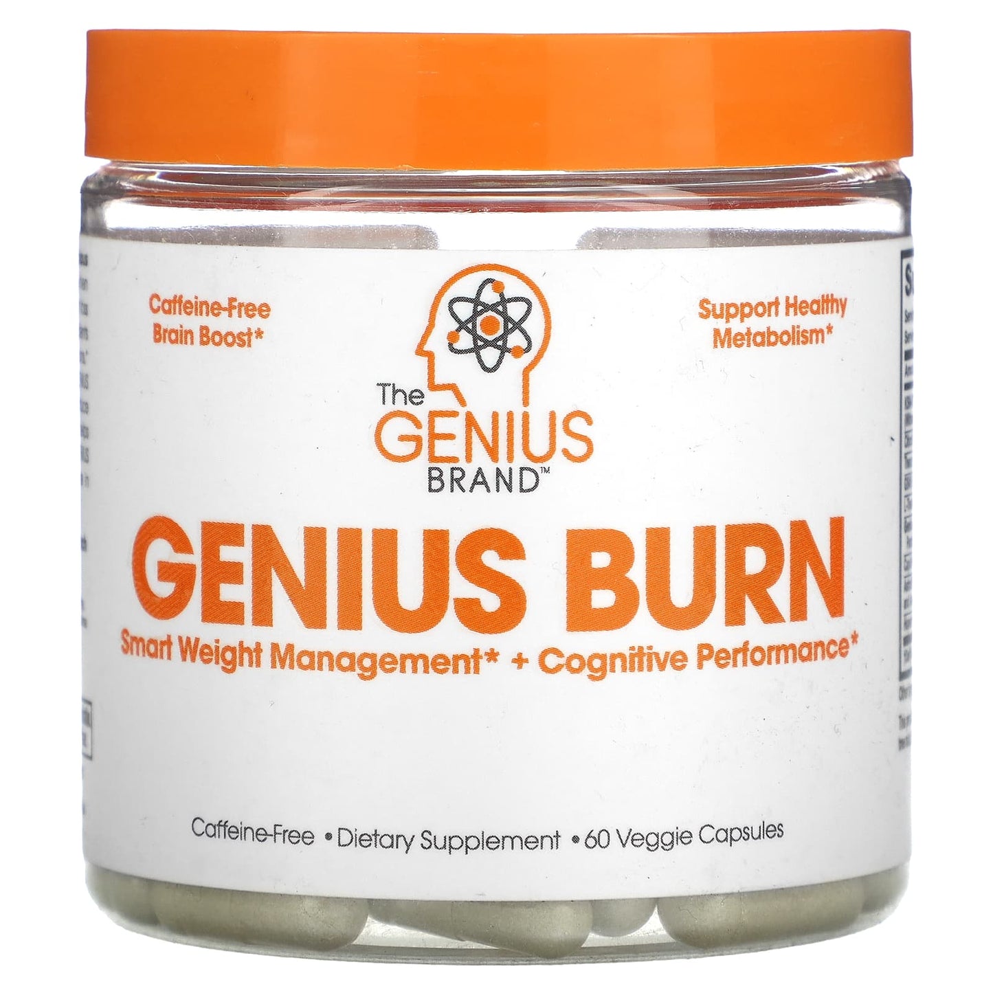 The Genius Brand-Genius Burn-Caffeine-Free-60 Veggie Capsules