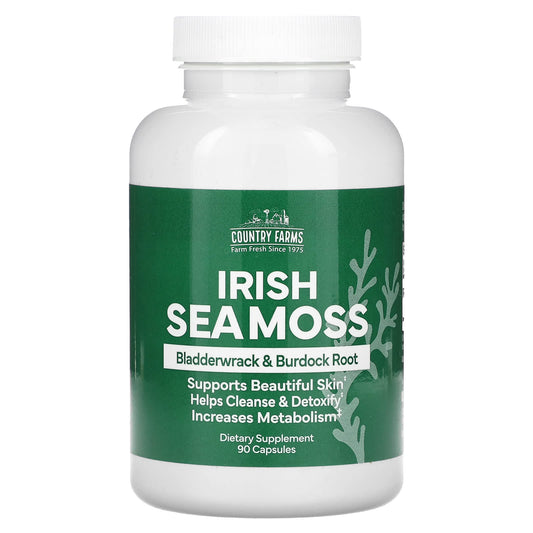 Country Farms-Irish Sea Moss-90 Capsules