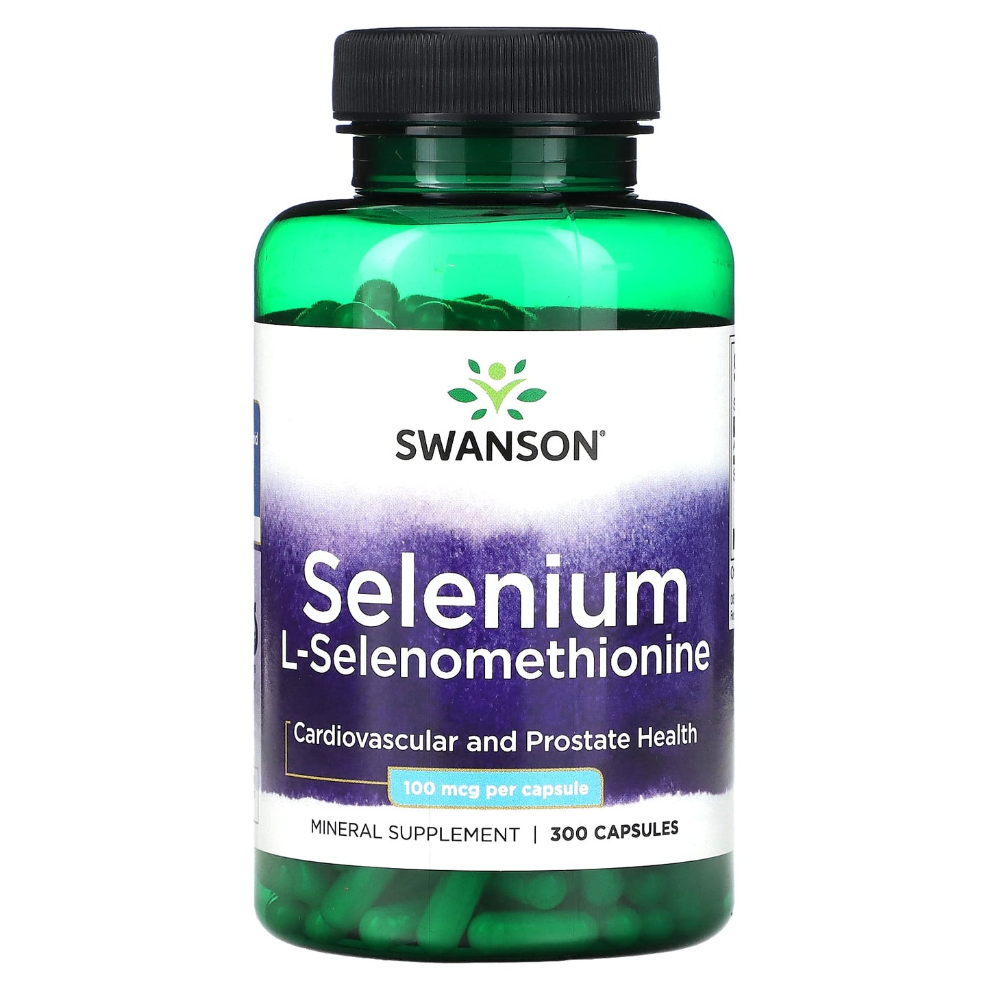 Swanson-Selenium-L-Selenomethionine-100 mcg-300 Capsules