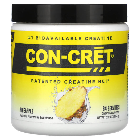 Con-Cret-Patented Creatine HCl-Pineapple-2.2 oz (61.4 g)